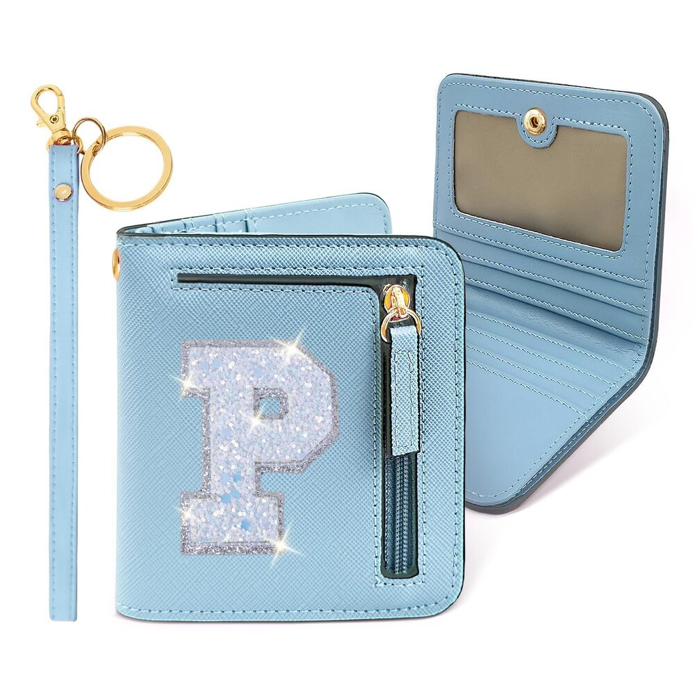 5352 Small Wallet Teenager Girl Personalized Initial Gift Preppy Letter